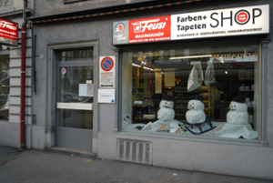 Feusi Malergeschäft bei der Arbeit